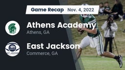 Recap: Athens Academy vs. East Jackson  2022