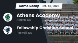 Recap: Athens Academy vs. Fellowship Christian School 2023