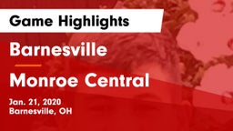Barnesville  vs Monroe Central  Game Highlights - Jan. 21, 2020