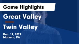 Great Valley  vs Twin Valley  Game Highlights - Dec. 11, 2021