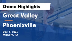 Great Valley  vs Phoenixville  Game Highlights - Dec. 5, 2023