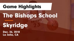 The Bishops School vs Skyridge  Game Highlights - Dec. 26, 2018
