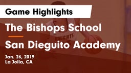 The Bishops School vs San Dieguito Academy Game Highlights - Jan. 26, 2019