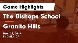 The Bishops School vs Granite Hills  Game Highlights - Nov. 23, 2019