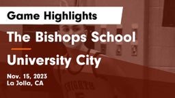 The Bishops School vs University City  Game Highlights - Nov. 15, 2023
