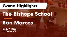 The Bishops School vs San Marcos Game Highlights - Dec. 9, 2023