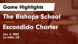 The Bishops School vs Escondido Charter  Game Highlights - Jan. 6, 2024