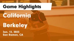 California  vs Berkeley  Game Highlights - Jan. 12, 2023