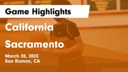 California  vs Sacramento  Game Highlights - March 28, 2023