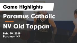 Paramus Catholic  vs NV Old Tappan Game Highlights - Feb. 20, 2018