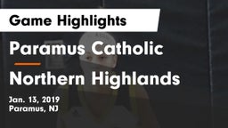 Paramus Catholic  vs Northern Highlands  Game Highlights - Jan. 13, 2019