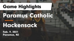 Paramus Catholic  vs Hackensack  Game Highlights - Feb. 9, 2021