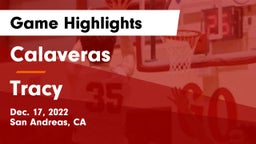 Calaveras  vs Tracy Game Highlights - Dec. 17, 2022