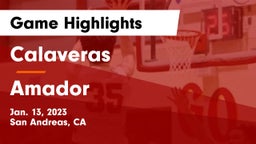 Calaveras  vs Amador  Game Highlights - Jan. 13, 2023