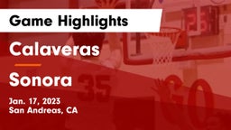 Calaveras  vs Sonora  Game Highlights - Jan. 17, 2023