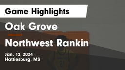 Oak Grove  vs Northwest Rankin  Game Highlights - Jan. 12, 2024