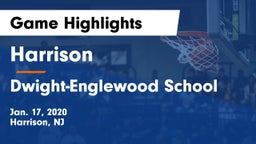 Harrison  vs Dwight-Englewood School Game Highlights - Jan. 17, 2020