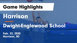 Harrison  vs Dwight-Englewood School Game Highlights - Feb. 22, 2020