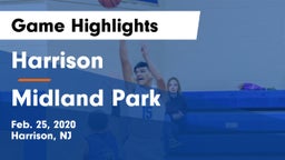 Harrison  vs Midland Park  Game Highlights - Feb. 25, 2020