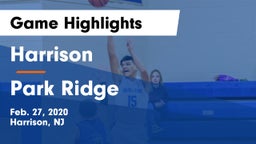 Harrison  vs Park Ridge  Game Highlights - Feb. 27, 2020