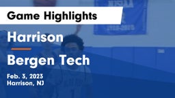 Harrison  vs Bergen Tech  Game Highlights - Feb. 3, 2023