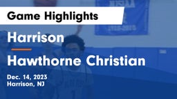 Harrison  vs Hawthorne Christian Game Highlights - Dec. 14, 2023