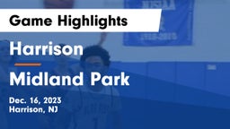 Harrison  vs Midland Park  Game Highlights - Dec. 16, 2023
