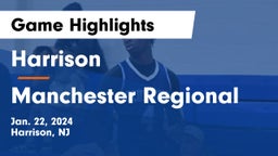 Harrison  vs Manchester Regional  Game Highlights - Jan. 22, 2024