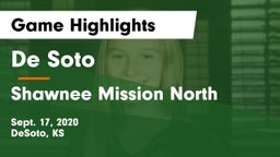 De Soto  vs Shawnee Mission North  Game Highlights - Sept. 17, 2020