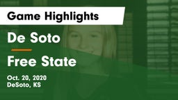 De Soto  vs Free State Game Highlights - Oct. 20, 2020