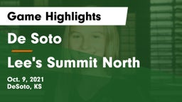 De Soto  vs Lee's Summit North  Game Highlights - Oct. 9, 2021