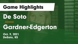 De Soto  vs Gardner-Edgerton  Game Highlights - Oct. 9, 2021
