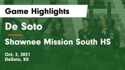 De Soto  vs Shawnee Mission South HS Game Highlights - Oct. 2, 2021