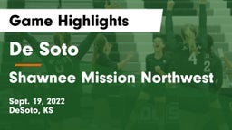 De Soto  vs Shawnee Mission Northwest Game Highlights - Sept. 19, 2022