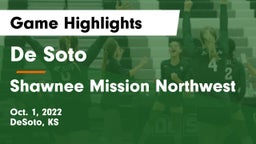 De Soto  vs Shawnee Mission Northwest Game Highlights - Oct. 1, 2022