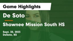 De Soto  vs Shawnee Mission South HS Game Highlights - Sept. 30, 2023