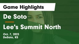 De Soto  vs Lee's Summit North  Game Highlights - Oct. 7, 2023