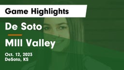 De Soto  vs MIll Valley  Game Highlights - Oct. 12, 2023