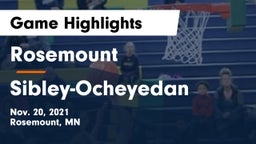 Rosemount  vs Sibley-Ocheyedan Game Highlights - Nov. 20, 2021