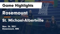 Rosemount  vs St. Michael-Albertville  Game Highlights - Nov. 26, 2021