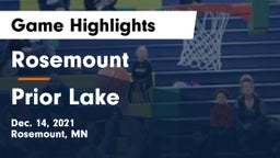 Rosemount  vs Prior Lake  Game Highlights - Dec. 14, 2021