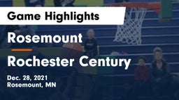 Rosemount  vs Rochester Century  Game Highlights - Dec. 28, 2021