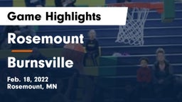 Rosemount  vs Burnsville  Game Highlights - Feb. 18, 2022
