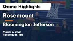 Rosemount  vs Bloomington Jefferson  Game Highlights - March 5, 2022