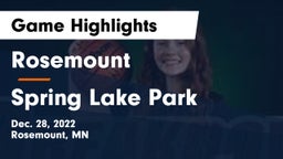 Rosemount  vs Spring Lake Park  Game Highlights - Dec. 28, 2022