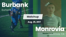 Matchup: Burbank  vs. Monrovia  2017