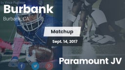 Matchup: Burbank  vs. Paramount JV 2017