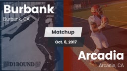 Matchup: Burbank  vs. Arcadia  2017