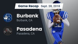 Recap: Burbank  vs. Pasadena  2018