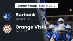 Recap: Burbank  vs. Orange Vista  2019